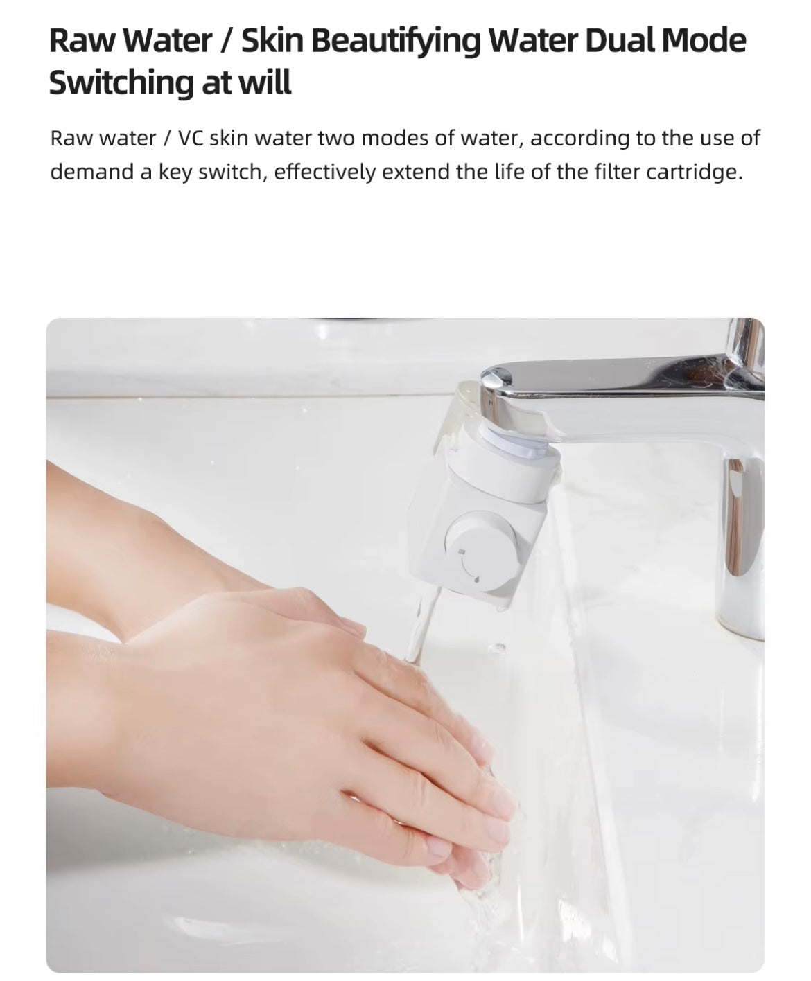 Water filter for faucet